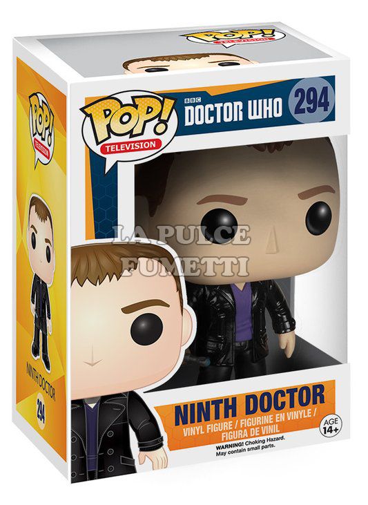 DOCTOR WHO: NINTH  DOCTOR - VINYL FIGURE #   294 - POP FUNKO 